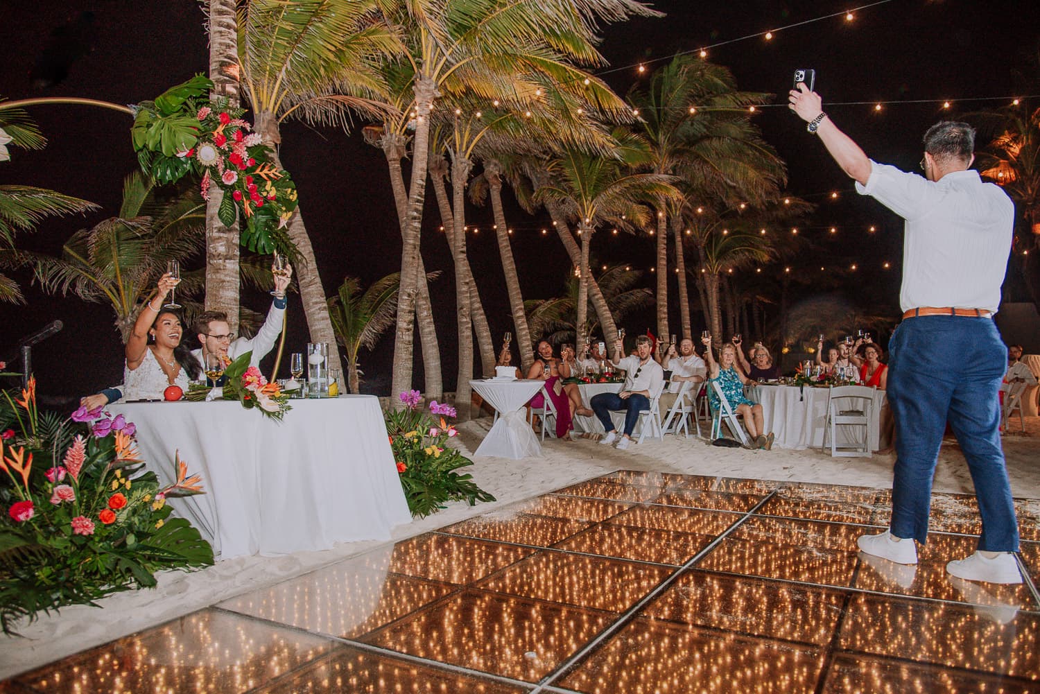 Fotografía de boda en Cancun por fotógrafo de bodas destino en México